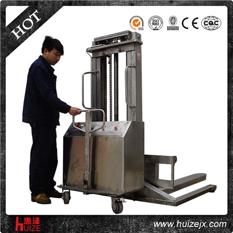 半電動(dòng)堆高車(chē)(不銹鋼寬腿)