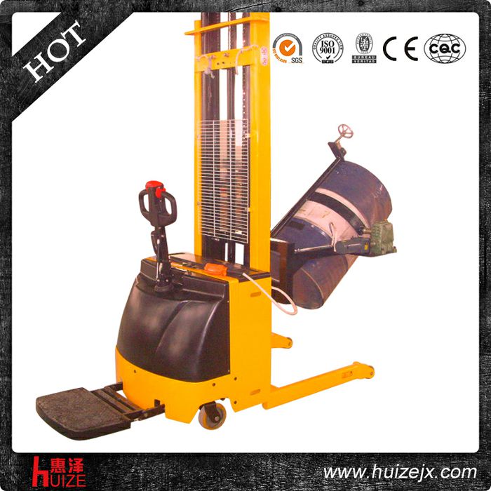 升高1.6米全電動油桶車(手夾緊,適合鐵桶) 升高1.6米全電動油桶車(手夾緊,適合鐵桶)