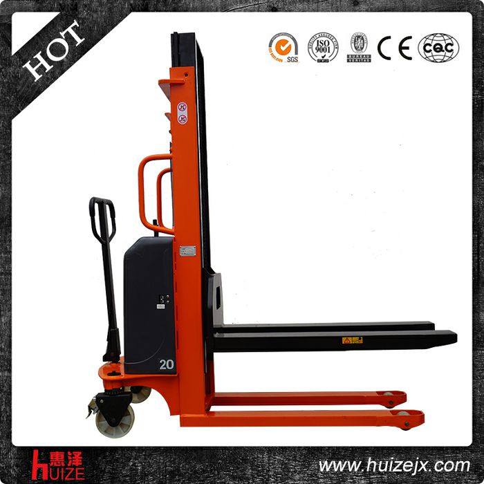 升高3米半電動(dòng)堆高車(雙門架) 升高3米半電動(dòng)堆高車(雙門架)