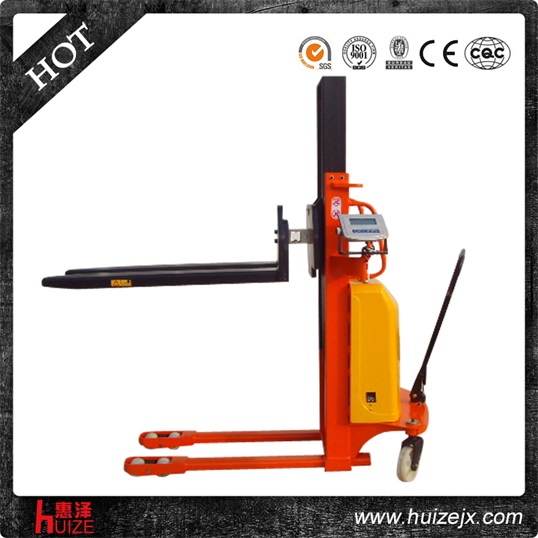 半電動(dòng)堆高車(chē)帶不銹鋼稱重儀表 半電動(dòng)堆高車(chē)帶不銹鋼稱重儀表