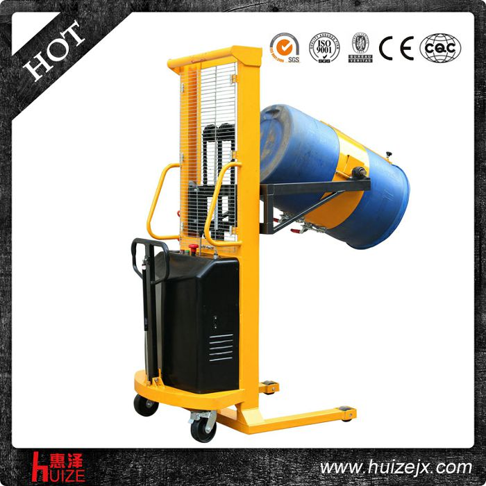 半電動多功能油桶車（單門架，夾塑桶）2