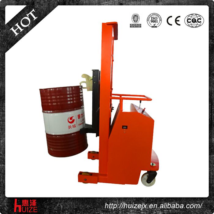 半電動(dòng)配重油桶車（無(wú)底腿，只堆垛，不翻轉(zhuǎn)）